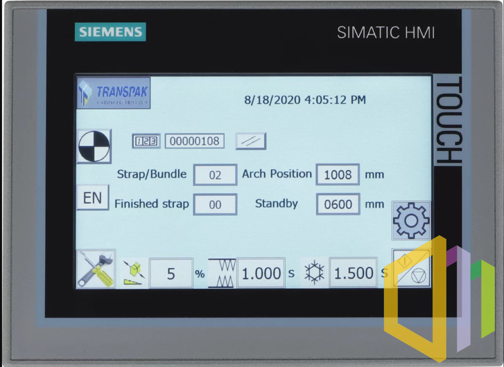 HMI Siemens 0 monitorowanie stanu czujników w czasie rzeczywistym